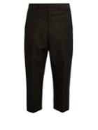 Rick Owens Slim-leg Jacquard Cropped Trousers