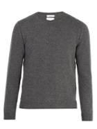 Matchesfashion.com Valentino - Rockstud Embellished Cashmere Sweater - Mens - Grey