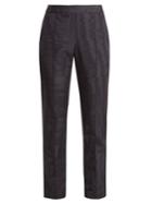 Rosie Assoulin Oboe Slim-leg Silk And Wool-blend Trousers