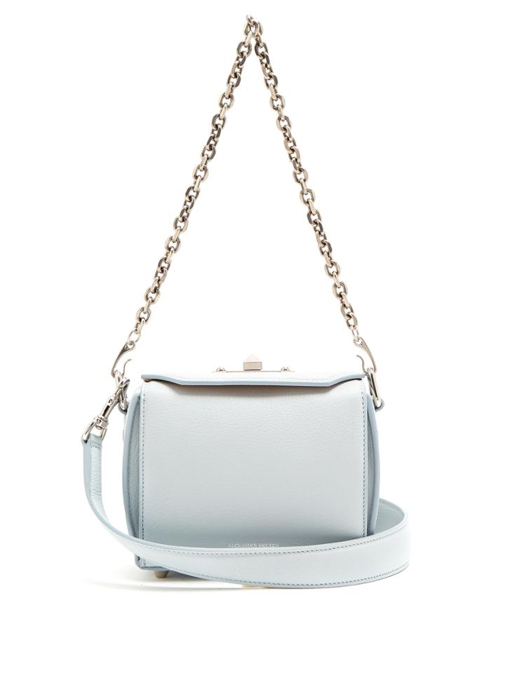 Alexander Mcqueen Box 19 Grained-leather Cross-body Bag
