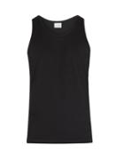 Matchesfashion.com Comme Des Garons Shirt - Cotton Jersey Tank Top - Mens - Black
