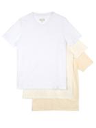 Maison Margiela Set Of Three Crew-neck Cotton T-shirts