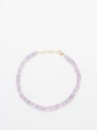 Jia Jia - Amethyst & 14kt Gold Bracelet - Womens - Purple Multi