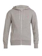 Matchesfashion.com Maison Kitsun - Zip Through Cotton Hooded Sweatshirt - Mens - Grey