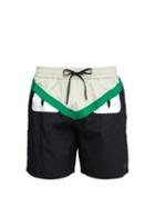 Matchesfashion.com Fendi - Bag Bug Swim Shorts - Mens - Black Multi