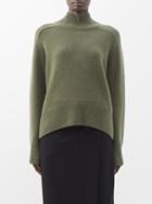 Arch4 - Edith Grove Cashmere Sweater - Womens - Khaki Green