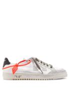 Matchesfashion.com Off-white - 2.0 Glitter Low Top Leather Trainers - Mens - White Multi