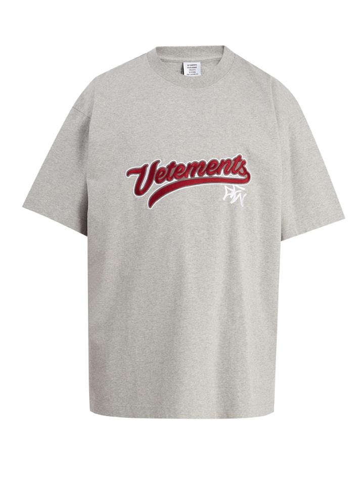 Vetements Oversized Logo-appliqu Cotton-jersey T-shirt