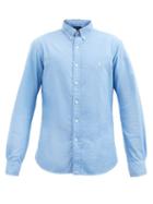 Polo Ralph Lauren - Logo-embroidered Cotton-oxford Shirt - Mens - Blue