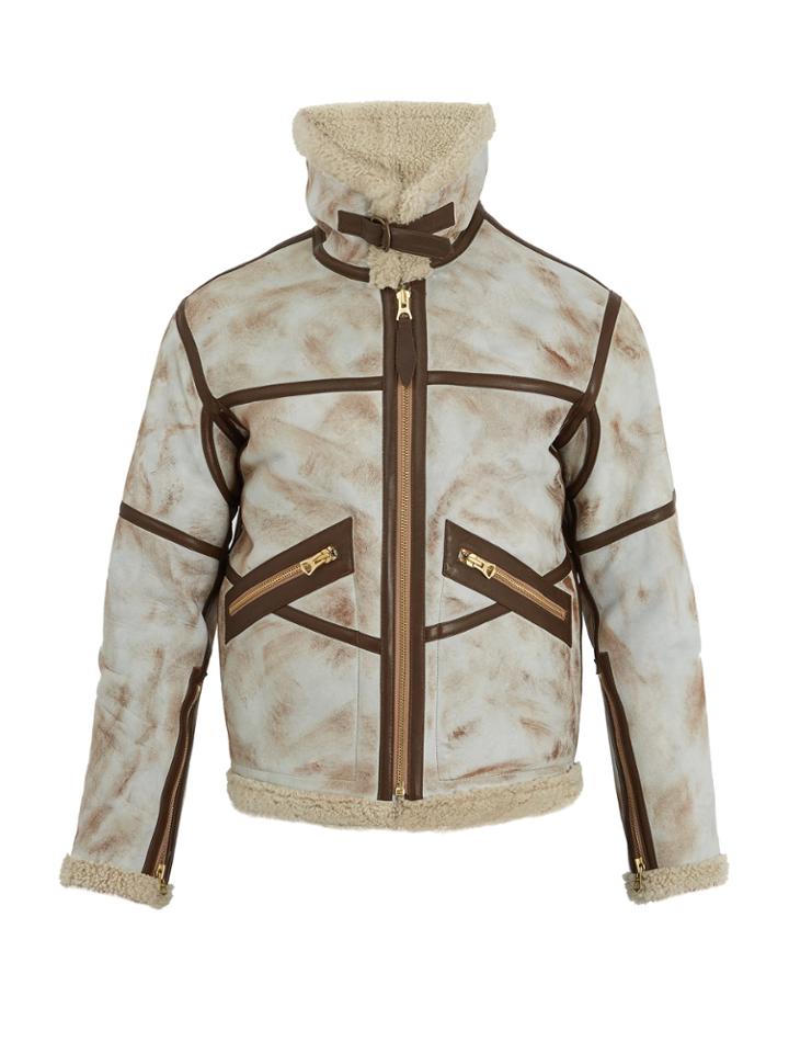 Schott Arctic B-7 Shearling Jacket