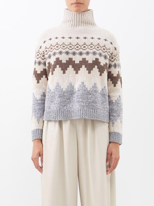 Weekend Max Mara - Maser Sweater - Womens - Beige Multi