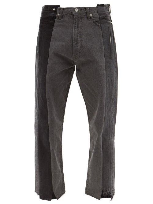 Kuro - Mark Iv Remake Deconstructed Jeans - Mens - Black