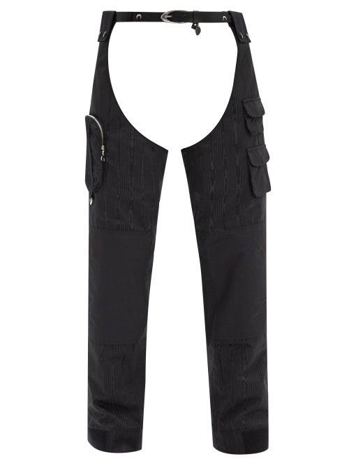 Matchesfashion.com Marine Serre - Survival Cargo Pocket Hip-wader Trousers - Mens - Black