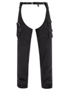 Matchesfashion.com Marine Serre - Survival Cargo Pocket Hip-wader Trousers - Mens - Black