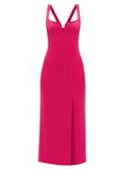 Matchesfashion.com Galvan - Structured-bodice Jersey Dress - Womens - Pink