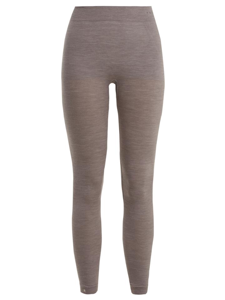 Falke High-rise Wool-blend Performance Leggings