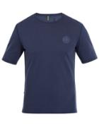 Matchesfashion.com Iffley Road - Cambrian Crew Neck Piqu Running T Shirt - Mens - Navy