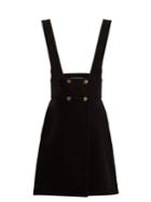 Alexachung Double-breasted Cotton-corduroy Pinafore Dress