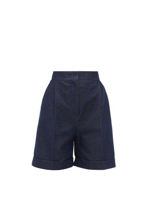 Max Mara - Luchino Shorts - Womens - Navy
