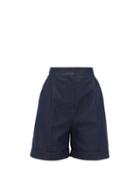 Max Mara - Luchino Shorts - Womens - Navy