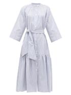 Matchesfashion.com Weekend Max Mara - Nerina Dress - Womens - Blue White