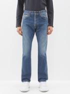 Visvim - Social Sculpture 01 Slim-leg Jeans - Mens - Mid Blue