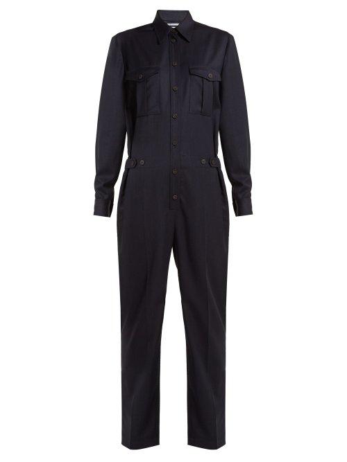 Matchesfashion.com Pallas X Claire Thomson-jonville - Daytona Straight Leg Jumpsuit - Womens - Navy