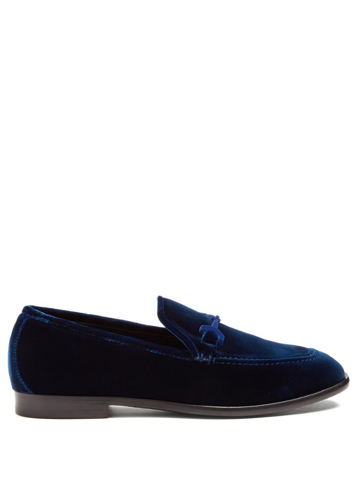 Jimmy Choo Marti Velvet Loafers