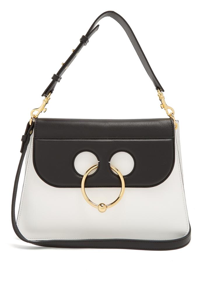 Jw Anderson Pierce Medium Two-tone Leather Shoulder Bag