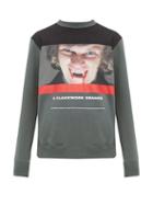 Matchesfashion.com Undercover - A Clockwork Orange Print Cotton Sweatshirt - Mens - Dark Green