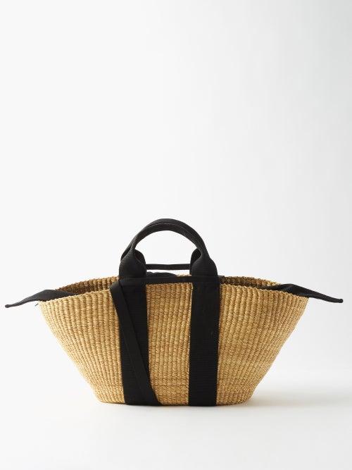 Muu - George Woven Basket Bag - Womens - Black Multi