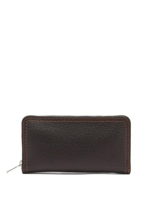 Matchesfashion.com F. Hammann - Leather Manicure Set - Mens - Dark Brown