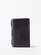 Bottega Veneta - Urban Cassette Intrecciato-leather Cardholder - Mens - Navy