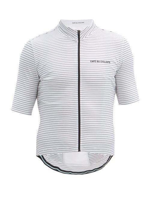 Matchesfashion.com Caf Du Cycliste - Francine Jersey Cycling Top - Mens - White