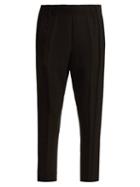 Matchesfashion.com Ann Demeulemeester - Jogging Raw Hemmed Crepe Trousers - Womens - Black