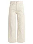 Brock Collection Beatrice Wide-leg Cropped Jeans