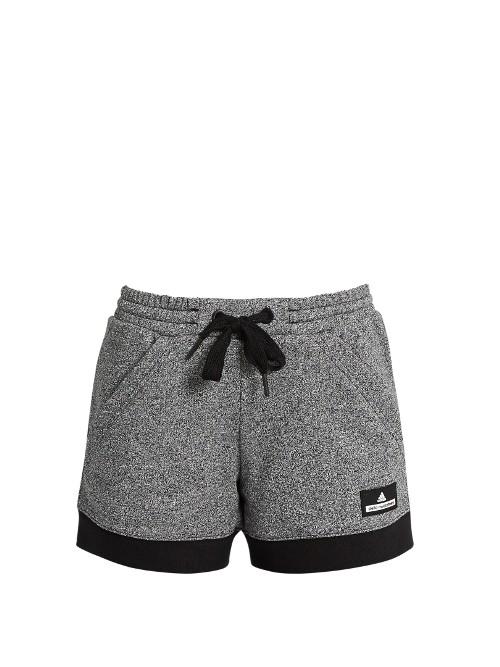 Adidas By Stella Mccartney Essentials Cotton-blend Performance Shorts