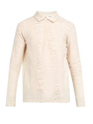 Matchesfashion.com Cottweiler - Cave Merino Wool And Mohair Polo Sweater - Mens - Beige