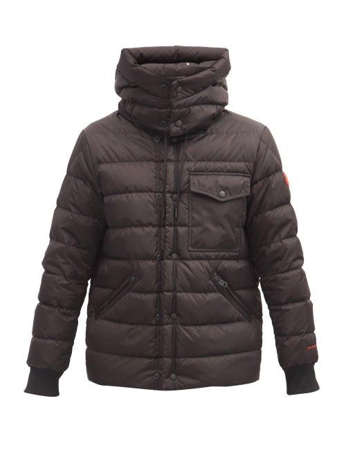 Matchesfashion.com Moncler - Gaite Hooded Recycled-fibre Quilted Down Jacket - Mens - Black