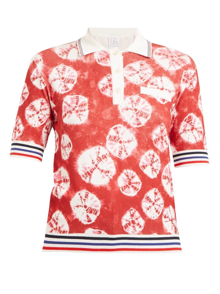 Stella Jean Geometric-intarsia Short-sleeved Sweater