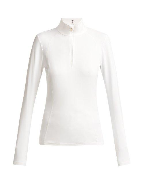 Matchesfashion.com Bogner - Madita Half Zip Baselayer Top - Womens - White