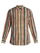Paul Smith Artist Stripe-print Cotton Shirt