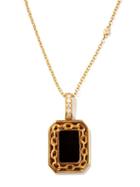 Matchesfashion.com Shay - Diamond, Onyx & 18kt Gold Necklace - Mens - Black Gold