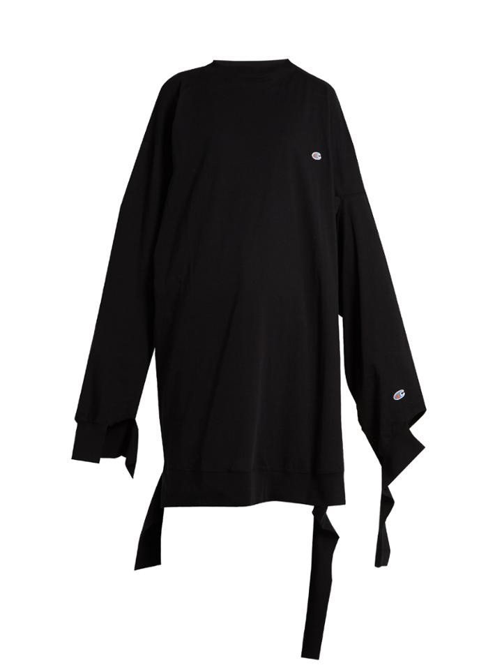 Vetements X Champion Cotton-blend Oversized Dress