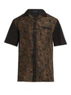 Lanvin Camouflage-print Silk Shirt