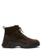 Matchesfashion.com Tod's - Chunky Sole Suede Hiking Boots - Mens - Dark Brown