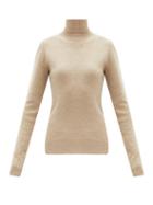 Matchesfashion.com Gabriela Hearst - Myers Cashmere-blend Roll-neck Sweater - Womens - Beige