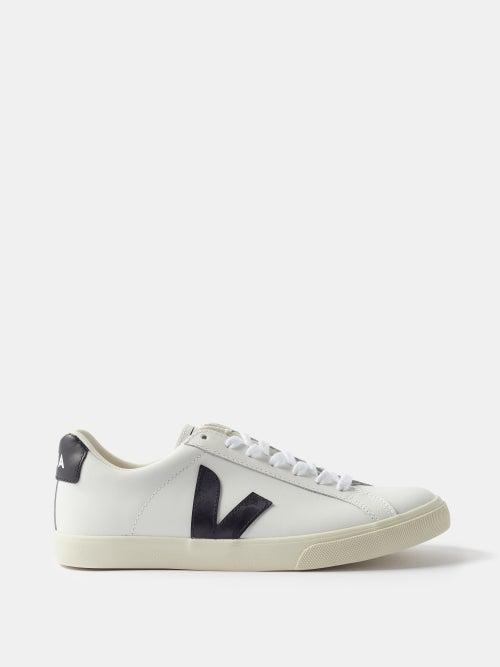 Veja - Esplar Leather Trainers - Womens - White Black