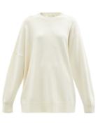 Ladies Rtw The Row - Clelia Asymmetric Wool-blend Sweater - Womens - Ivory