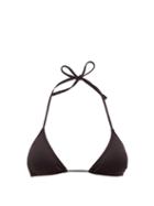 Matchesfashion.com Reina Olga - Love Triangle Bikini Top - Womens - Black